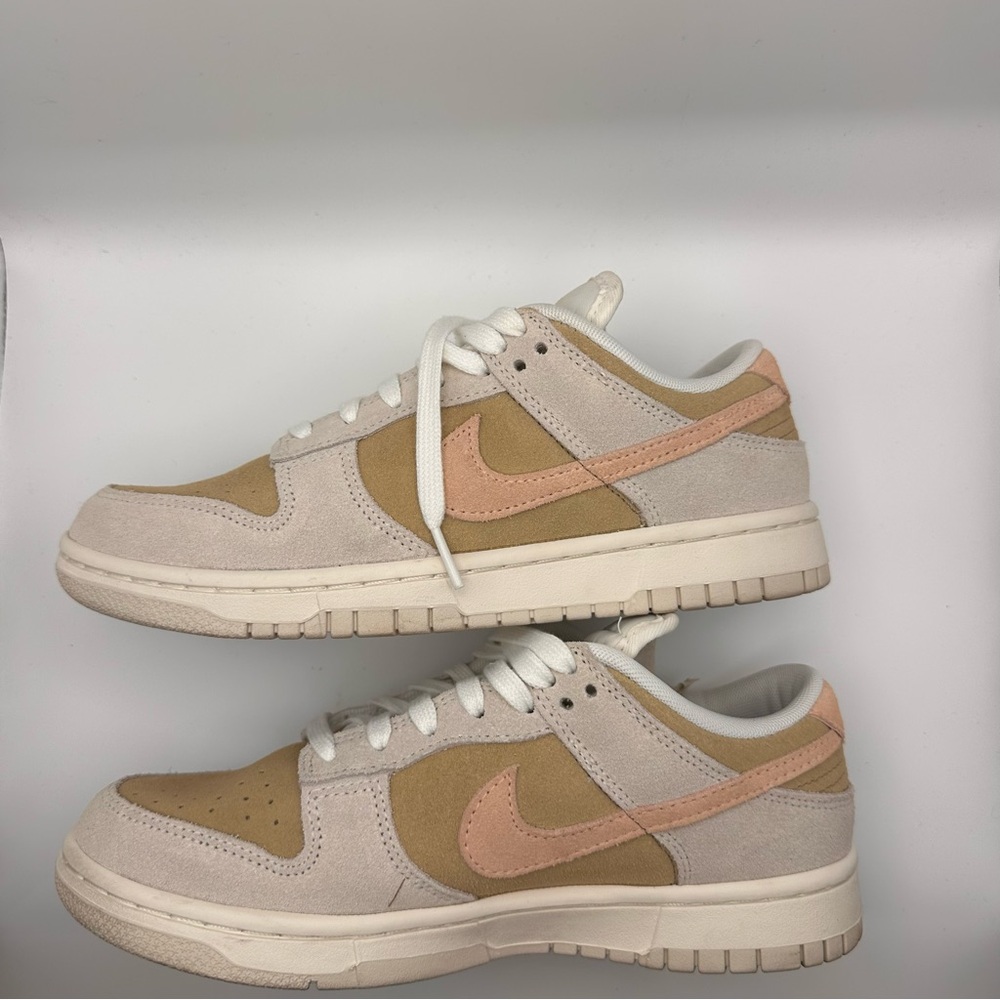 Nike Women's Cream and Tan Sneakers - Picture 7 of 12